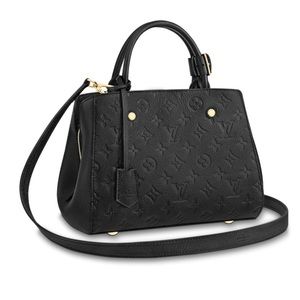 NWT Louis Vuitton Noir Montaigne BB